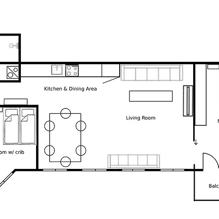 Stunning 2 Bedroom On Nyhavn With Private Balcony Appartement